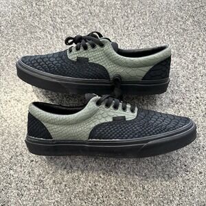 Vans x Harry Potter Era Slytherin Shoes Mens 11 Green Black Snake Skin